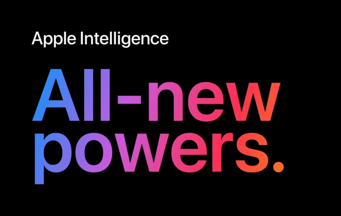 Apple uses a blue, purple, and orange text gradient on its "All-new powers" heading on its Siri page.