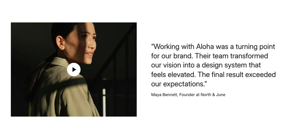 A WordPress Cover block with a background image and a large icon-only play button centered.